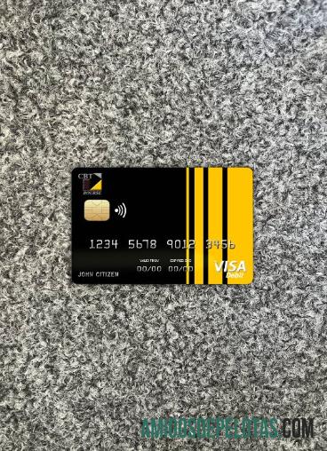 Banco Comercial do Chade Tchad Visa Card Photolook Front baixar para verificação